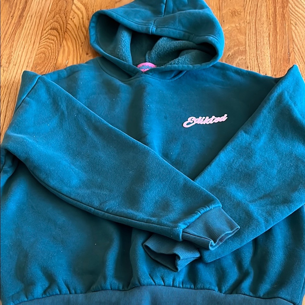 Edikted Sports Green hoodie